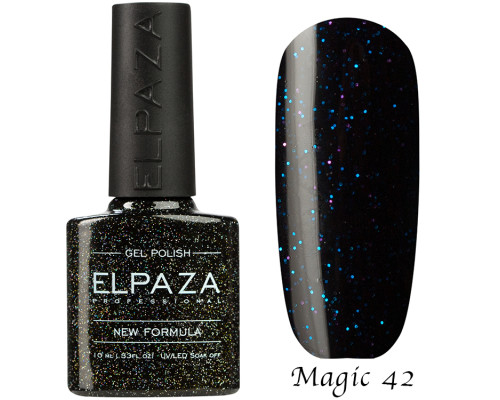 Гель-лак Elpaza 42 Magic Glitter Звездная ночь