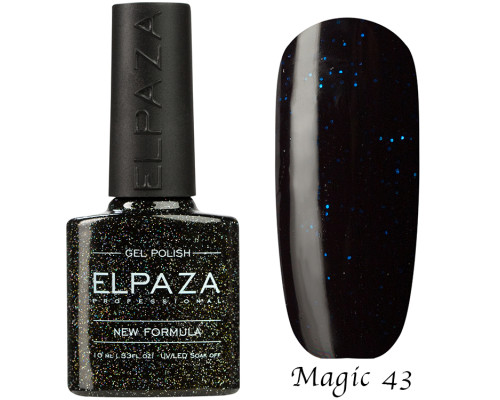 Гель-лак Elpaza 43 Magic Glitter Ночное рандеву