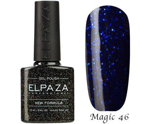Гель-лак Elpaza 46 Magic Glitter Танзанит