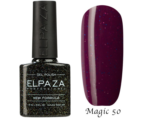 Гель-лак Elpaza 50 Magic Glitter Игристый виноград