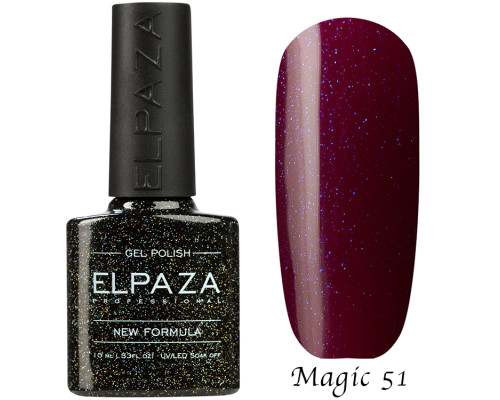 Гель-лак Elpaza 51 Magic Glitter Достояние