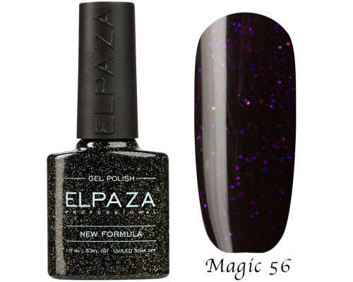 Гель-лак Elpaza 56 Magic Glitter Тихий океан