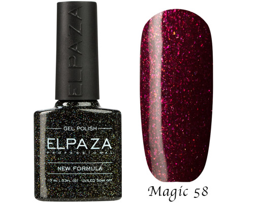 Гель-лак Elpaza 58 Magic Glitter Андромеда