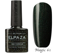 Гель-лак Elpaza 61 Magic Glitter Изумрудный лес