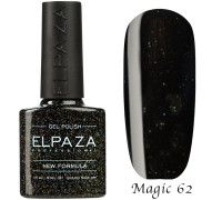 Гель-лак Elpaza 62 Magic Glitter Черная жемчужина