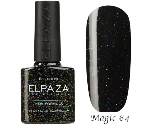 Гель-лак Elpaza 64 Magic Glitter Огненный кристалл