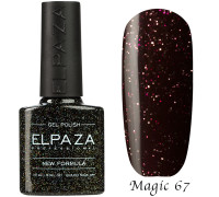 Гель-лак Elpaza 67 Magic Glitter Бруклин
