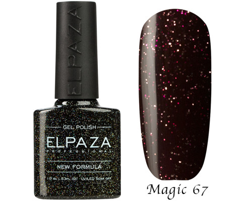 Гель-лак Elpaza 67 Magic Glitter Бруклин