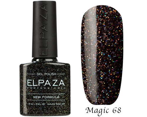 Гель-лак Elpaza 68 Magic Glitter Ночная Москва