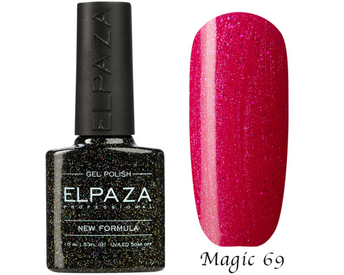 Гель-лак Elpaza 69 Magic Glitter Дамский каприз