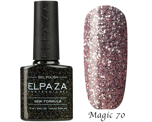 Гель-лак Elpaza 70 Magic Glitter Розовый хрусталь