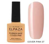 Гель-лак Elpaza 07 Rubber Base Cover Pink