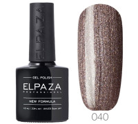 Гель-лак Elpaza 040 Сокровище королевы (Коричнево-бежевый с блестками)