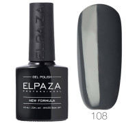 Гель-лак Elpaza 108 Мокрый асфальт (Серый)
