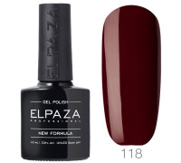 Гель-лак Elpaza 118 Вишневый сок (Красно-бордовый)