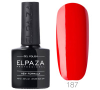 Гель-лак Elpaza 187 Дикий огонь (Красный)