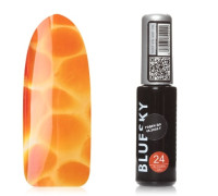 Шеллак (гель-лак) Bluesky Flower Gel №24 Янтарный
