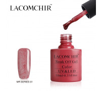 Гель-лак плюшевый Lacomchir MR 01 (Красно-бордовый)