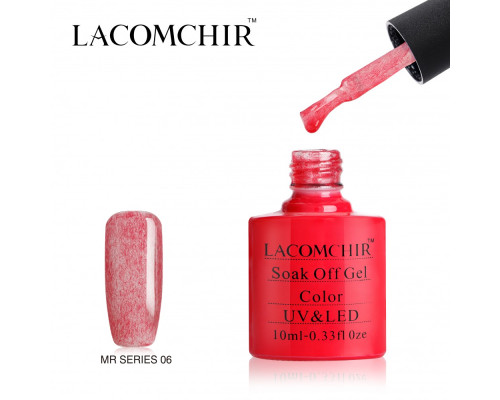 Гель-лак плюшевый Lacomchir MR 06 (Красно-малиновый)