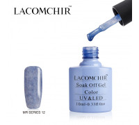 Гель-лак плюшевый Lacomchir MR 12 (Сине-голубой)