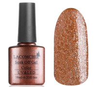 Гель-лак Lacomchir NC 152 Светло-бронзовый с блестками