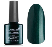 Гель-лак Lacomchir NC 82 (Темно-зеленый с микроблеском)