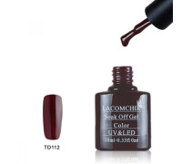 Гель-лак Lacomchir TD 112 Коричнево-бордовый