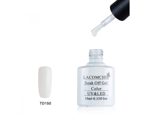 Гель-лак Lacomchir TD 150 (Белый с микроблеском)