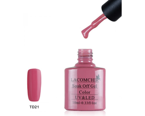 Гель-лак Lacomchir TD 21 (Малиново-розовый)