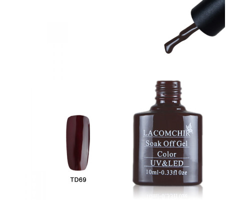 Гель-лак Lacomchir TD 69 (Горький шоколад)