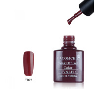 Гель-лак Lacomchir TD 75 (Коричнево-красный)