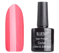 Гель-лак Bluesky Shellac A74 (Розово-коралловый неоновый)
